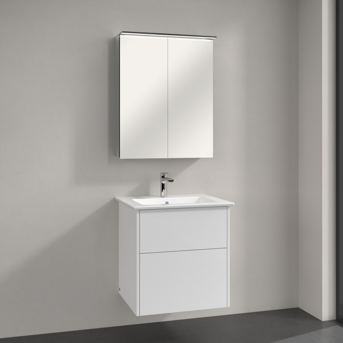 Villeroy & Boch Finero Vorbau-Spiegelschrank mit Beleuchtung 60,7 x 75,8 cm