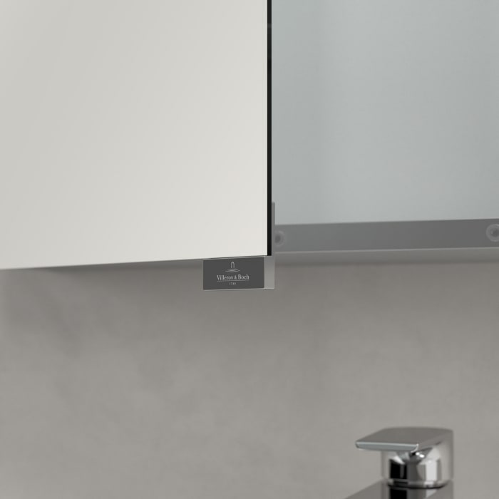 Villeroy & Boch Finero Vorbau-Spiegelschrank mit Beleuchtung 60,7 x 75,8 cm