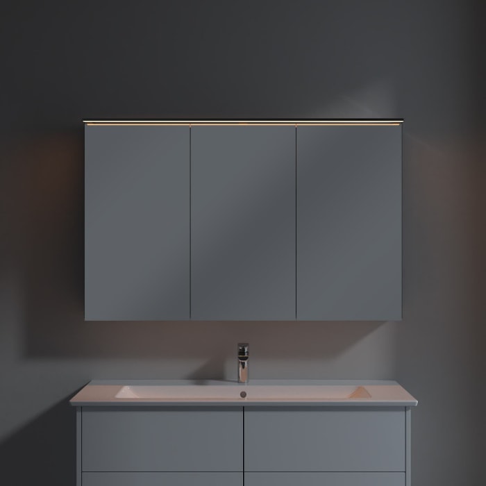 Villeroy & Boch Finero Vorbau-Spiegelschrank mit Beleuchtung 120,7 x 75,8 cm