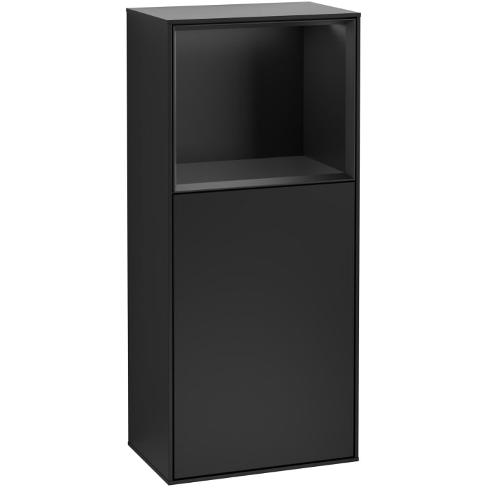 Villeroy & Boch Finion Seitenschrank 93,6 cm mit Regalelement oben, Anschlag rechts