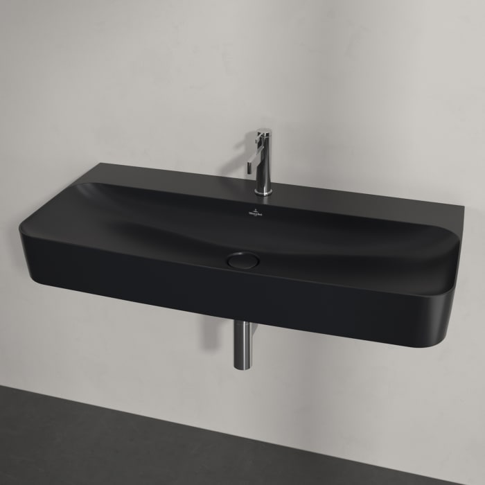 Villeroy & Boch Finion Waschtisch 100 cm mit 1 Hahnloch, mit ViFlow Überlauf