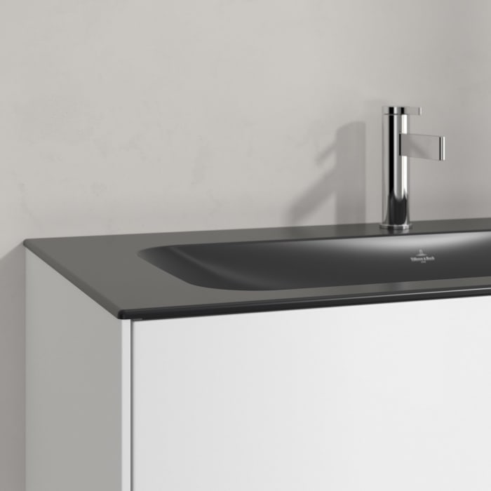 Villeroy & Boch Finion Schrankwaschtisch 100 cm mit 1 Hahnloch, mit ViFlow Überlauf
