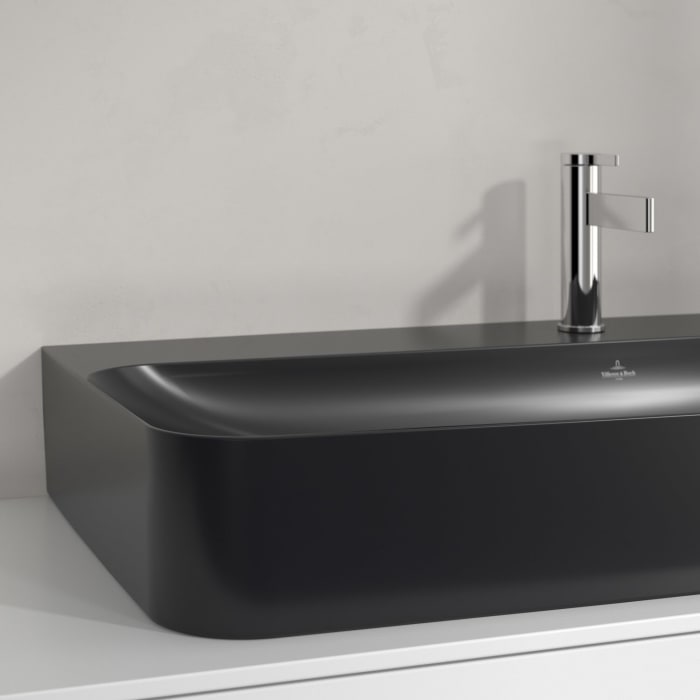 Villeroy & Boch Finion Waschtisch 100 cm mit 1 Hahnloch, mit ViFlow Überlauf