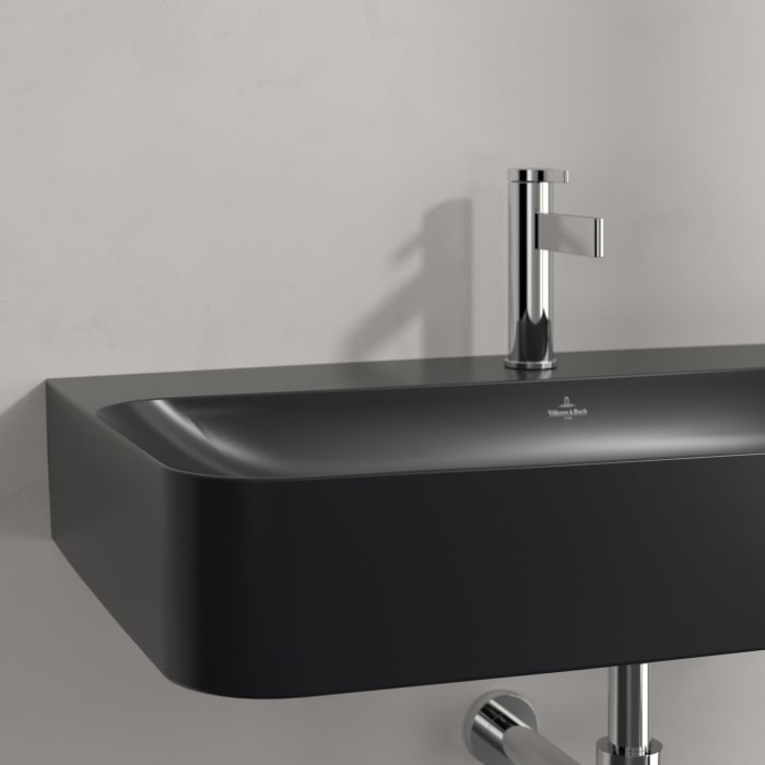 Villeroy & Boch Finion Waschtisch 80 cm mit 1 Hahnloch, ohne Überlauf