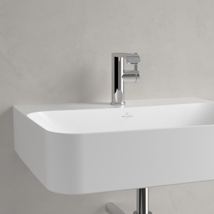 Villeroy & Boch Finion Waschtisch 60 cm mit Hahnloch, mit ViFlow Überlauf