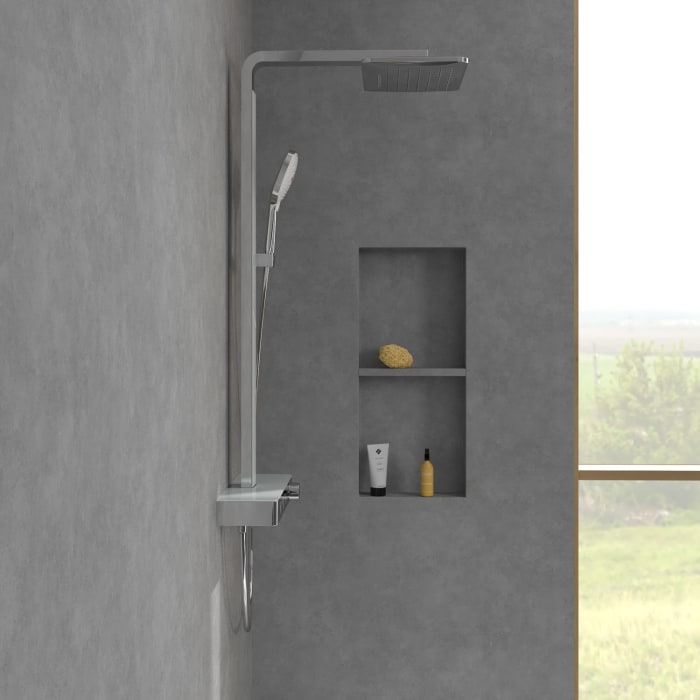 Villeroy & Boch Infinity Showers Duschsystem mit 3 Funktionen für Wandmontage