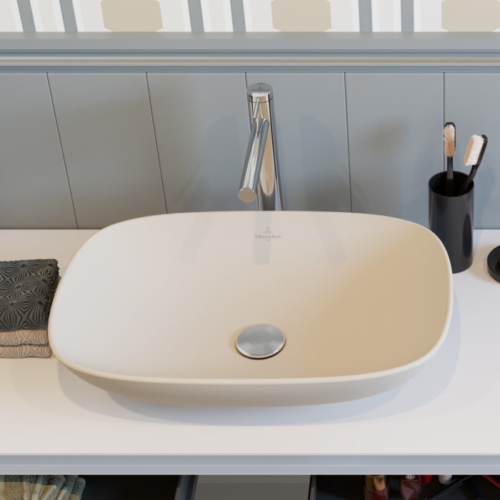 Villeroy & Boch Loop & Friends Aufsatzwaschtisch 56 x 38 cm ohne Überlauf