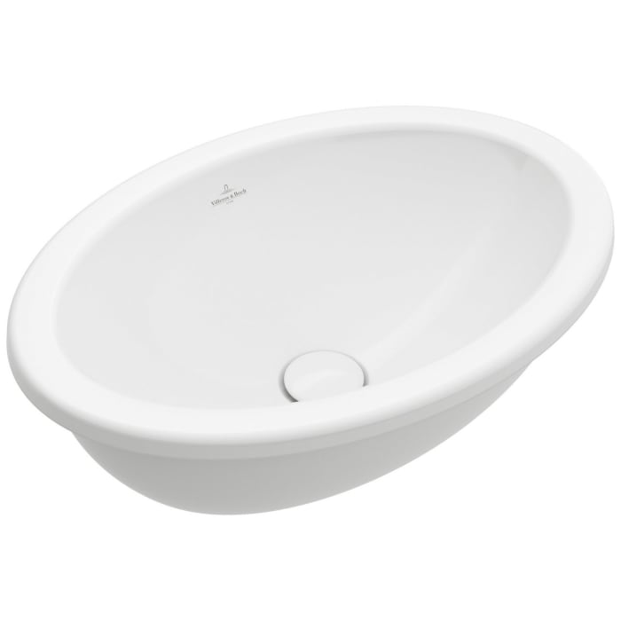 Villeroy & Boch Loop & Friends Einbauwaschbecken oval 57 x 41 cm, mit Überlauf