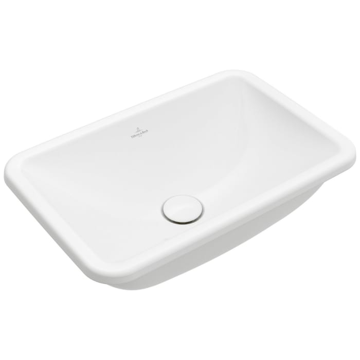 Villeroy & Boch Loop & Friends Einbauwaschbecken rechteckig 67,5 x 45 cm, mit Überlauf