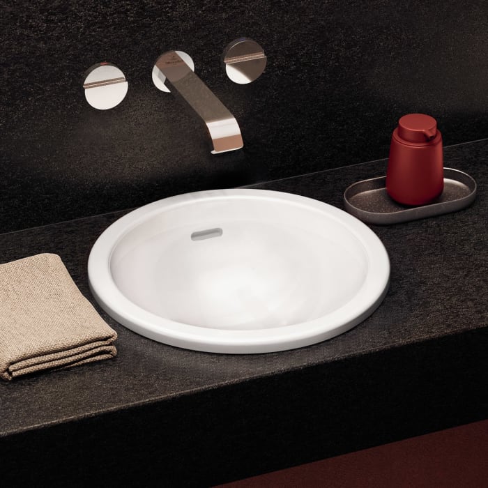 Villeroy & Boch Loop & Friends Einbauwaschbecken rund Ø 45 cm, mit Überlauf