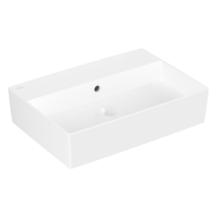 Villeroy & Boch Memento 2.0 Aufsatzwaschtisch 60 cm ohne Hahnloch, mit Überlauf
