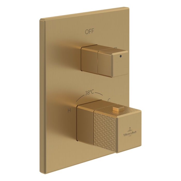 Villeroy & Boch Mettlach Unterputz-Thermostat mit Einwege-Mengenregulierung