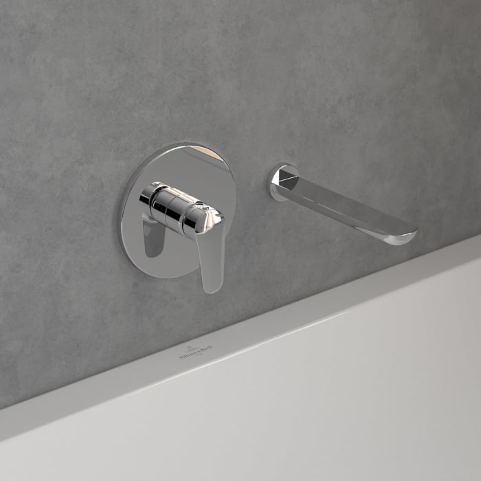 Villeroy & Boch O.novo Badewannenauslauf für Wandmontage