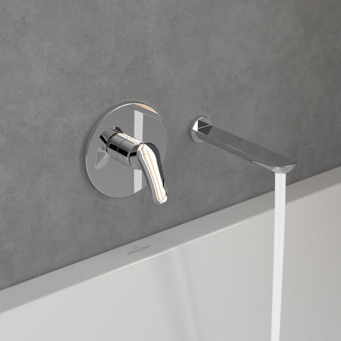Villeroy & Boch O.novo Badewannenauslauf für Wandmontage