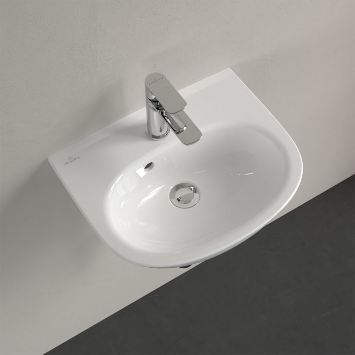 Villeroy & Boch O.novo Handwaschbecken 45 x 36 cm, mit Überlauf
