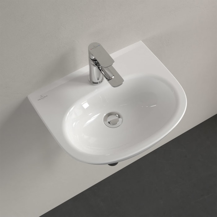 Villeroy & Boch O.novo Handwaschbecken 45 x 36 cm, ohne Überlauf