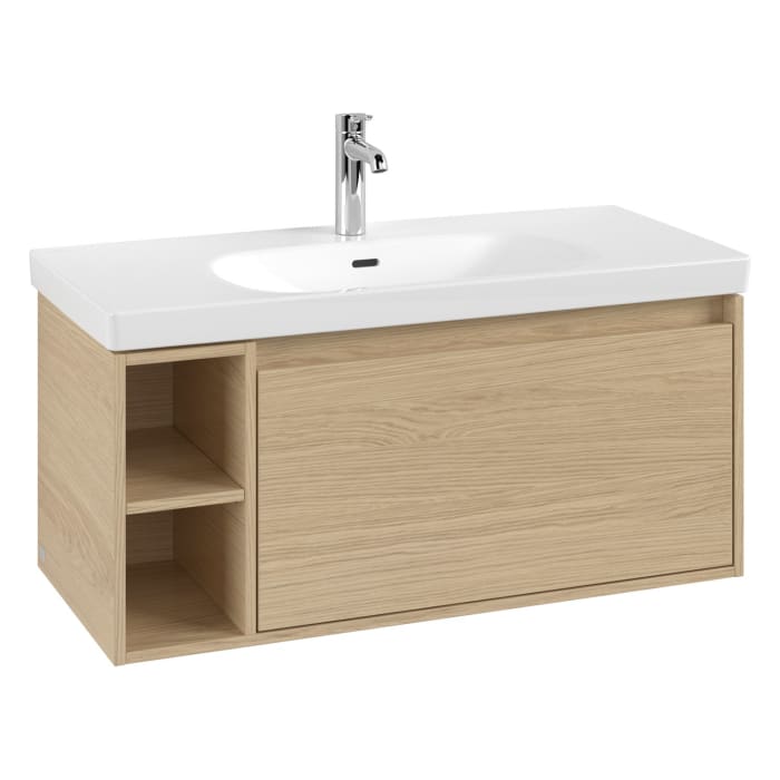 Villeroy & Boch Skyla Waschtischunterschrank 97,2 x 43,6 cm, 1 Auszug, Stauraum links