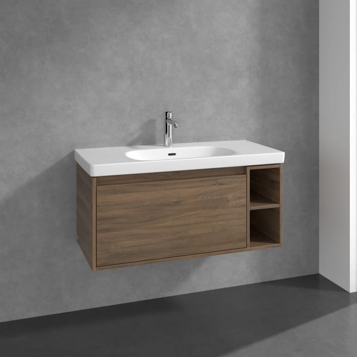 Villeroy & Boch Skyla Waschtischunterschrank 97,2 x 43,6 cm, 1 Auszug, Stauraum rechts