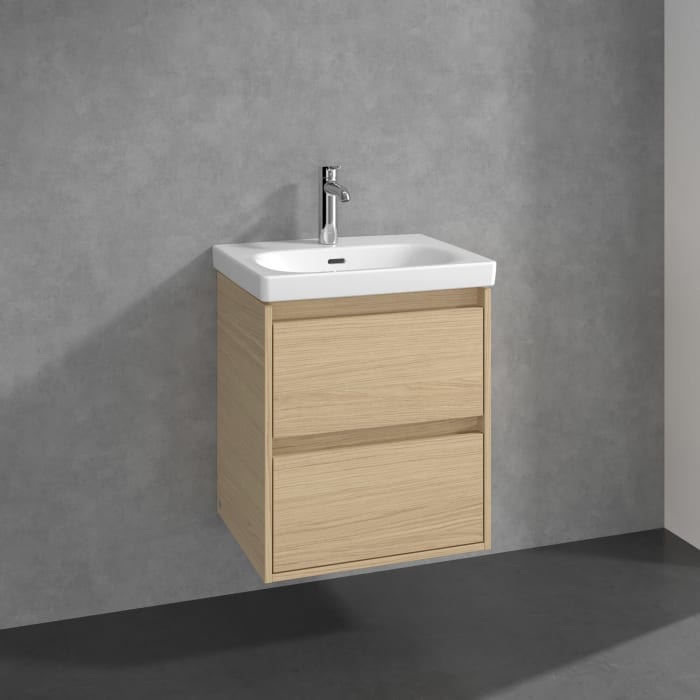 Villeroy & Boch Skyla Waschtischunterschrank 52,2 x 59,6 cm, 2 Auszüge
