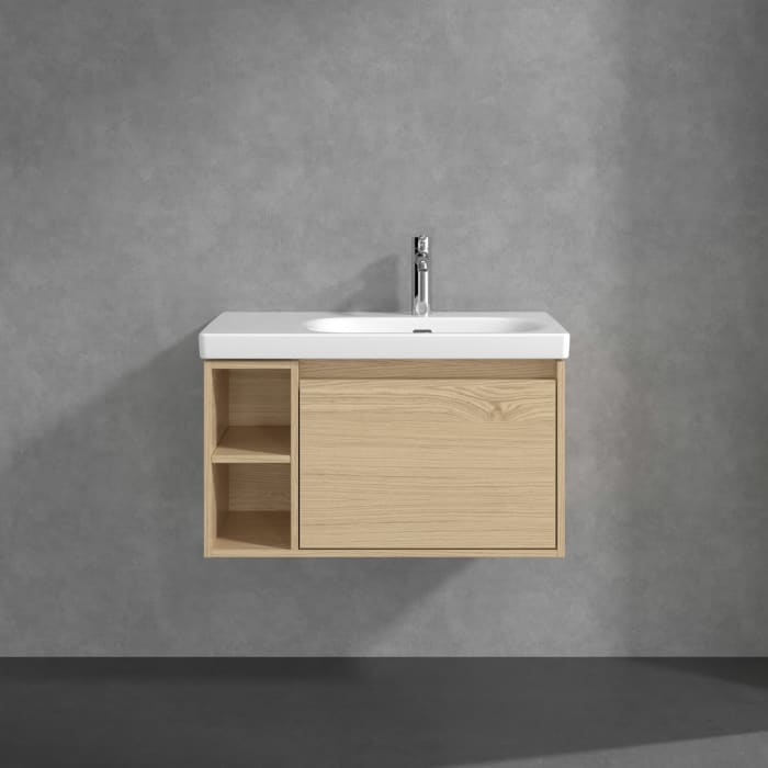 Villeroy & Boch Skyla Waschtischunterschrank 77,2 x 43,6 cm, 1 Auszug, Stauraum links