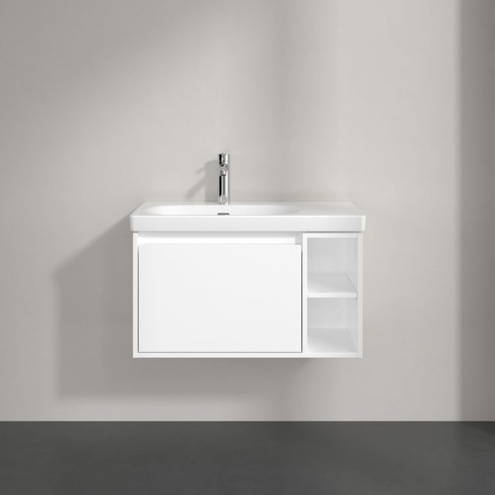 Villeroy & Boch Skyla Waschtischunterschrank 77,2 x 43,6 cm, 1 Auszug, Stauraum rechts
