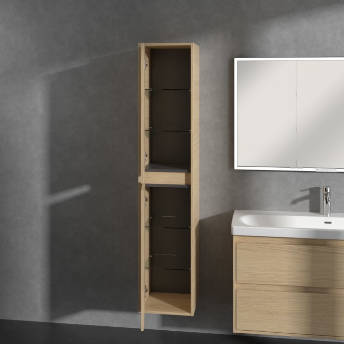 Villeroy & Boch Skyla Hochschrank 35 x 170 cm, Anschlag links