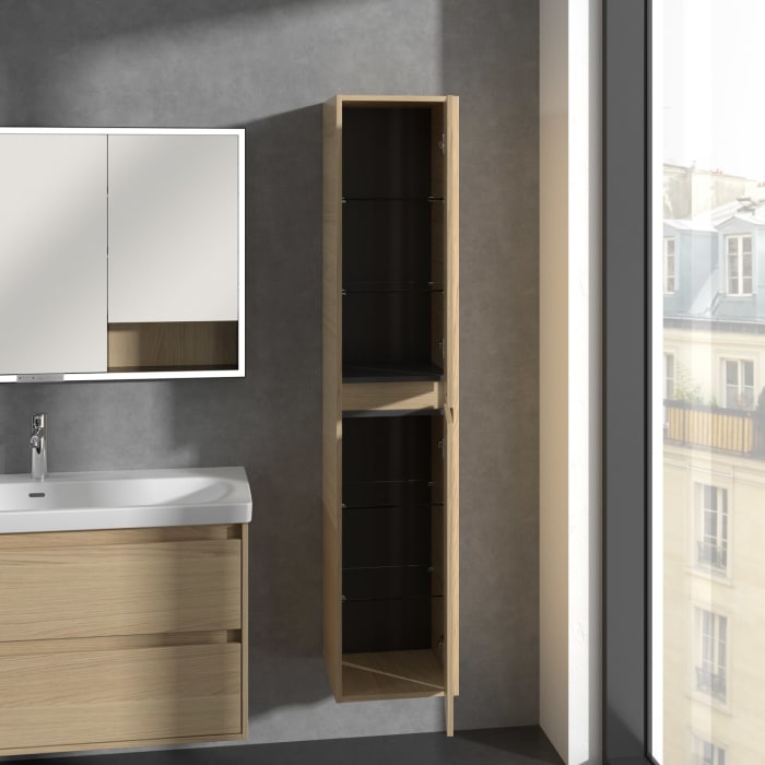 Villeroy & Boch Skyla Hochschrank 35 x 170 cm, Anschlag rechts