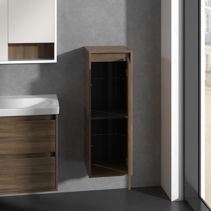 Villeroy & Boch Skyla Seitenschrank 35 x 100 cm, Anschlag rechts