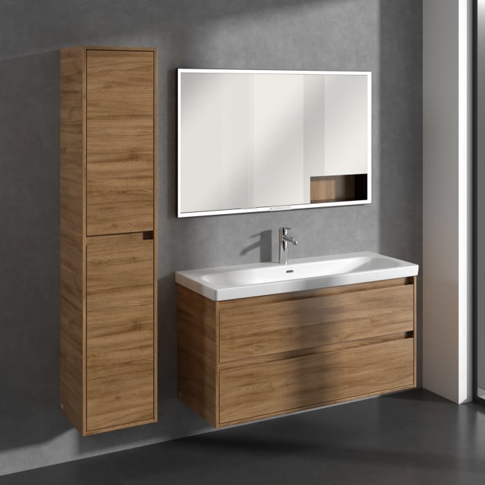 Villeroy & Boch Skyla Hochschrank 35 x 170 cm, Anschlag links