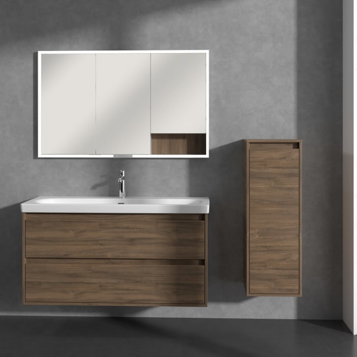 Villeroy & Boch Skyla Seitenschrank 35 x 100 cm, Anschlag rechts