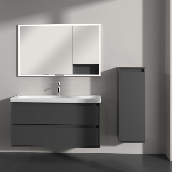 Villeroy & Boch Skyla Seitenschrank 35 x 100 cm, Anschlag rechts