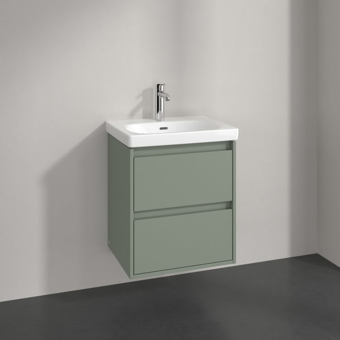 Villeroy & Boch Skyla Waschtisch mit Unterschrank 55 cm, 2 Auszüge