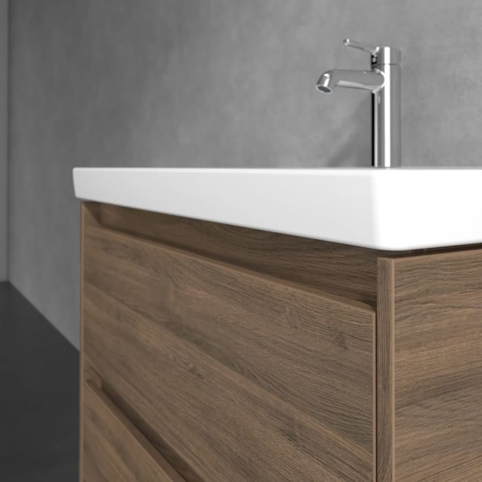 Villeroy & Boch Skyla Waschtisch mit Unterschrank 80 cm, 2 Auszüge