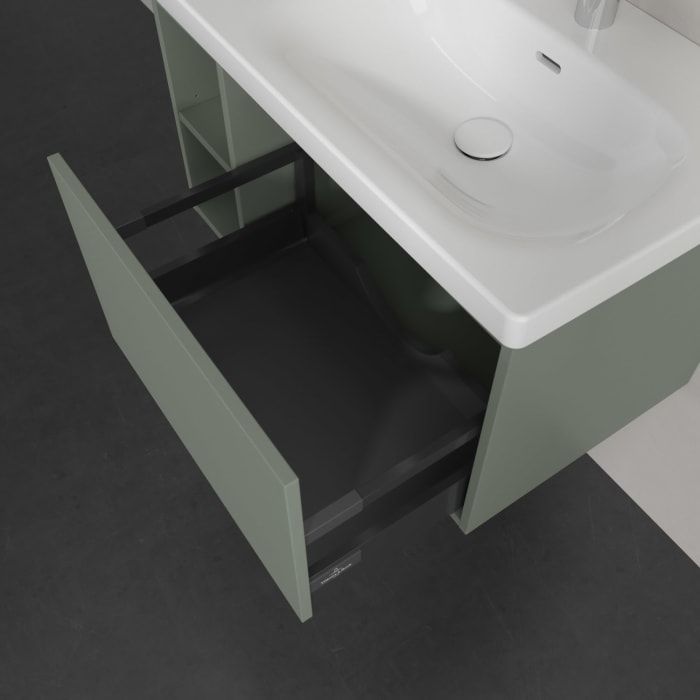Villeroy & Boch Skyla Waschtisch mit Unterschrank 80 cm, 1 Auszug, Stauraum links