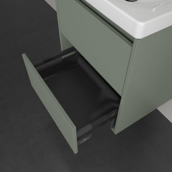 Villeroy & Boch Skyla Waschtisch mit Unterschrank 55 cm, 2 Auszüge