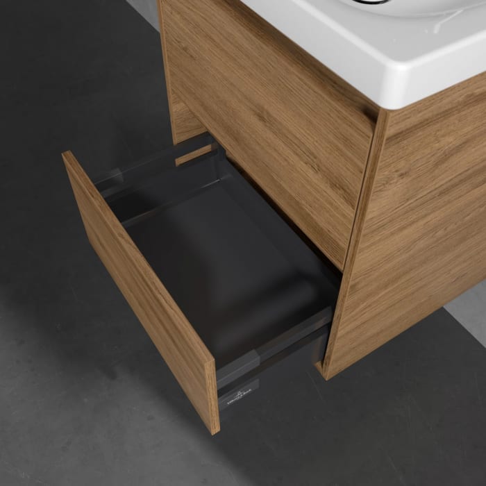Villeroy & Boch Skyla Waschtisch mit Unterschrank 55 cm, 2 Auszüge
