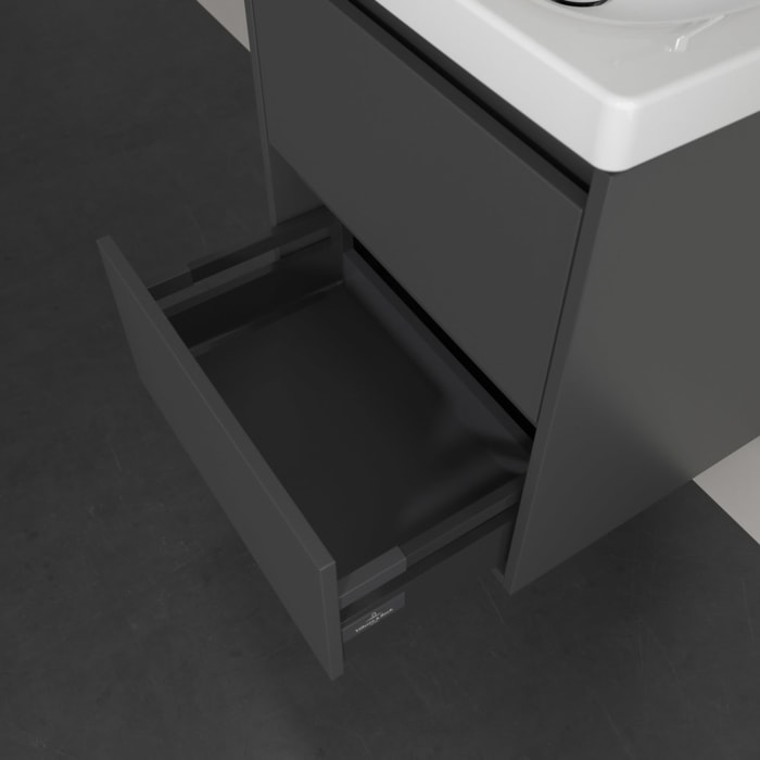 Villeroy & Boch Skyla Waschtisch mit Unterschrank 55 cm, 2 Auszüge