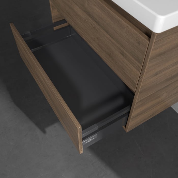 Villeroy & Boch Skyla Waschtisch mit Unterschrank 80 cm, 2 Auszüge