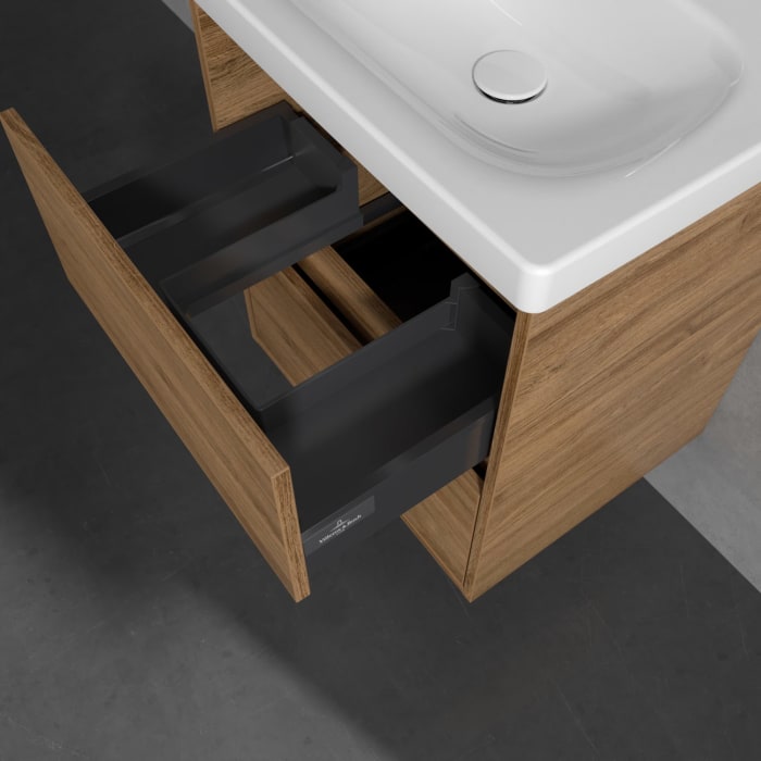 Villeroy & Boch Skyla Waschtisch mit Unterschrank 55 cm, 2 Auszüge
