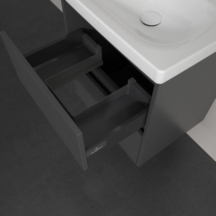Villeroy & Boch Skyla Waschtisch mit Unterschrank 55 cm, 2 Auszüge