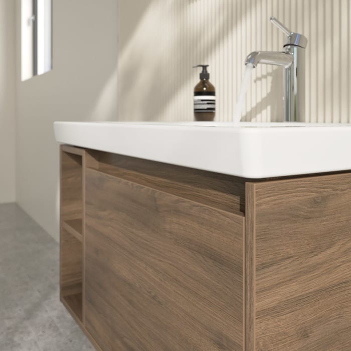 Villeroy & Boch Skyla Waschtischunterschrank 77,2 x 43,6 cm, 1 Auszug, Stauraum links