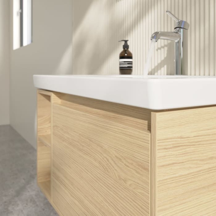 Villeroy & Boch Skyla Waschtischunterschrank 77,2 x 43,6 cm, 1 Auszug, Stauraum links