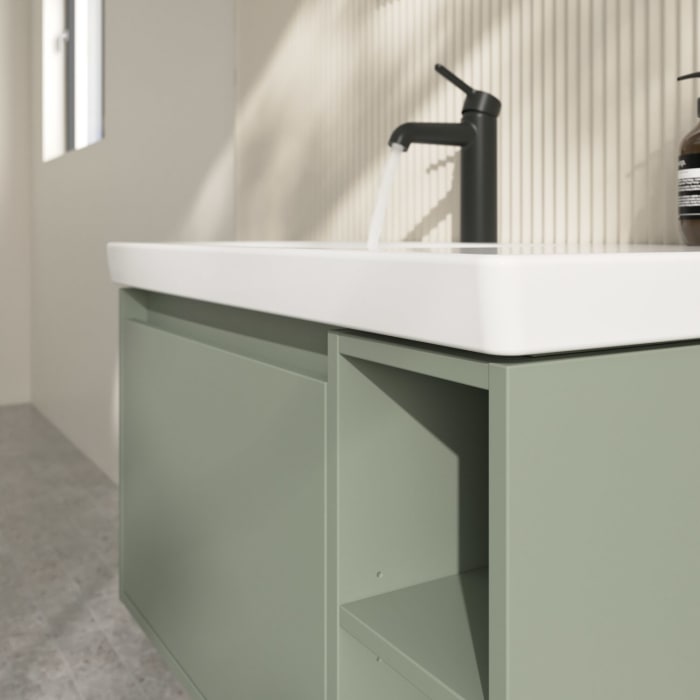 Villeroy & Boch Skyla Waschtischunterschrank 77,2 x 43,6 cm, 1 Auszug, Stauraum rechts
