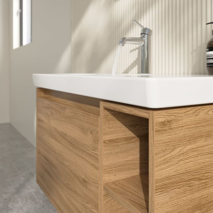 Villeroy & Boch Skyla Waschtischunterschrank 77,2 x 43,6 cm, 1 Auszug, Stauraum rechts