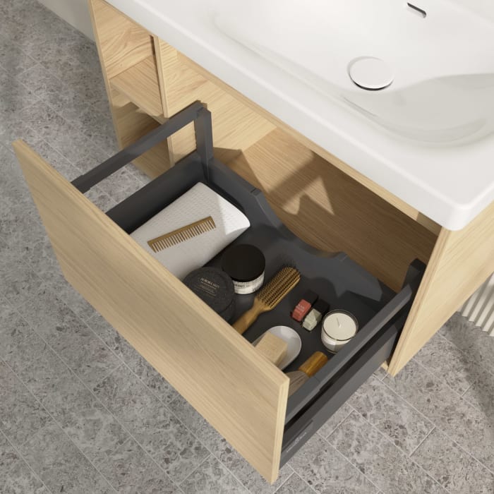 Villeroy & Boch Skyla Waschtischunterschrank 77,2 x 43,6 cm, 1 Auszug, Stauraum links