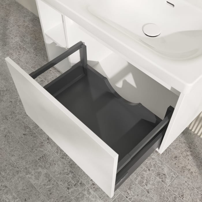 Villeroy & Boch Skyla Waschtischunterschrank 77,2 x 43,6 cm, 1 Auszug, Stauraum links
