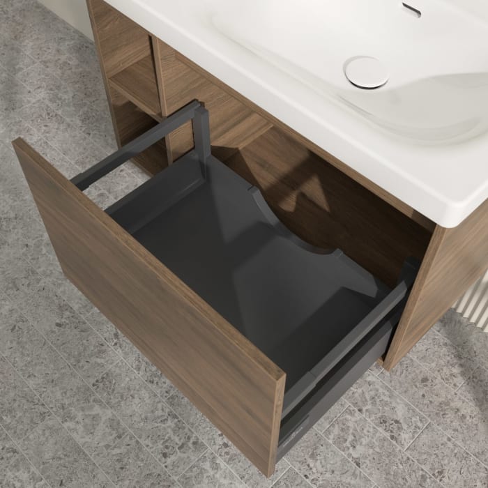 Villeroy & Boch Skyla Waschtischunterschrank 77,2 x 43,6 cm, 1 Auszug, Stauraum links