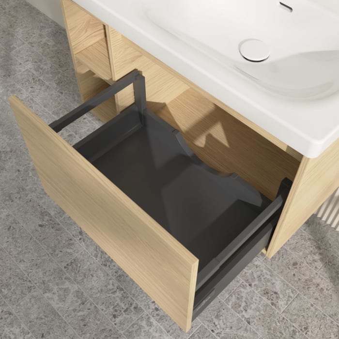 Villeroy & Boch Skyla Waschtischunterschrank 77,2 x 43,6 cm, 1 Auszug, Stauraum links
