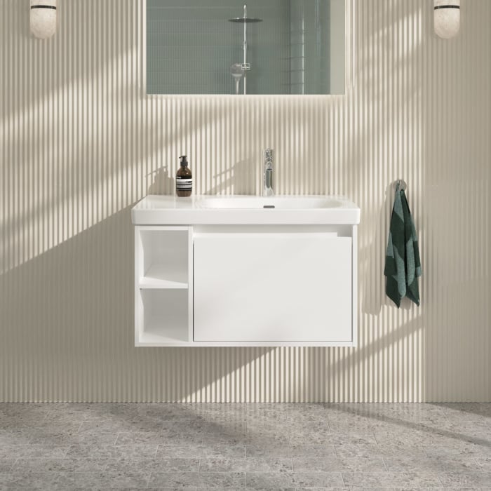 Villeroy & Boch Skyla Waschtischunterschrank 77,2 x 43,6 cm, 1 Auszug, Stauraum links