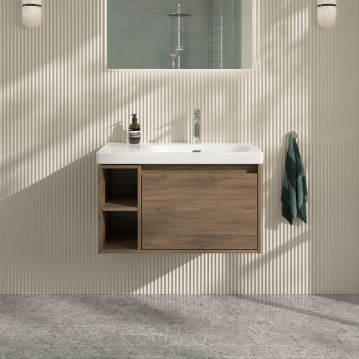Villeroy & Boch Skyla Waschtischunterschrank 77,2 x 43,6 cm, 1 Auszug, Stauraum links